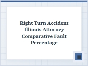 Comparative Fault in Illinois Right Turn Accident Cases