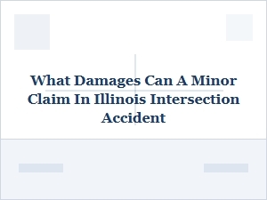 Damages Minors Can Claim in Illinois Intersection Accidents
